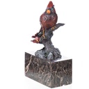 [LA-62659] Bronze Skulptur Figur Bronzeskulptur Bronzefigur Vogel auf Ast Bild 3