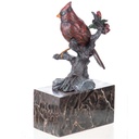 [LA-62659] Bronze Skulptur Figur Bronzeskulptur Bronzefigur Vogel auf Ast Bild 4