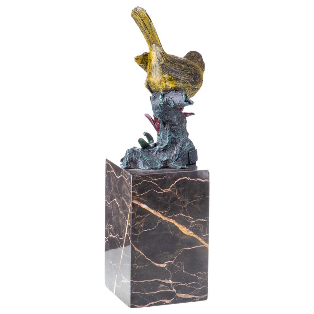 [LA-62673] Bronze Skulptur Figur Bronzeskulptur Bronzefigur Vogel #62673 Bild 2