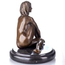 [LA-62677] Bronzeskulptur Bronzefigur Weiblicher Akt #62677 Bild 4