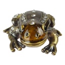 [LA-62680] Pillendose Pillendöschen Dose Döschen Schatulle Hartzinn Zinn emailliert Frosch Bild 4