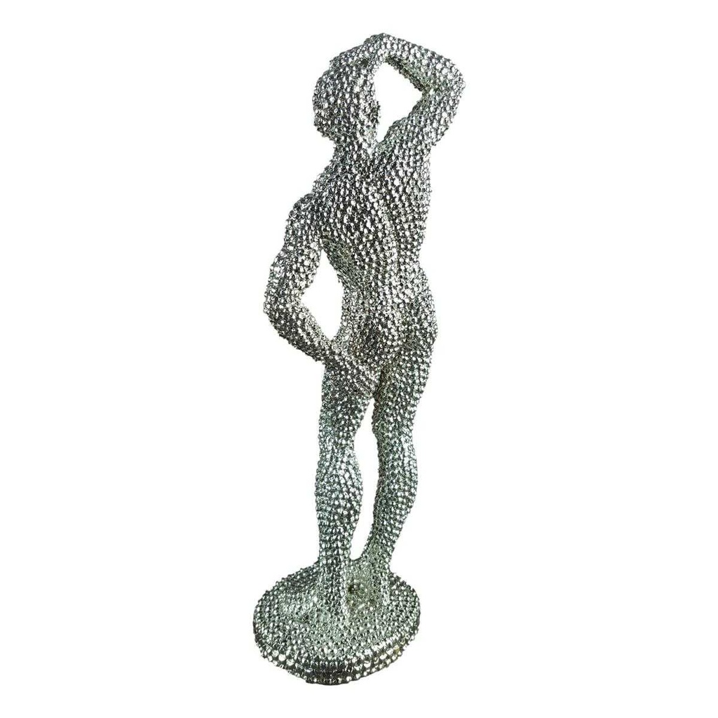 [LA-62751] Skulptur Figur Kunststein Posierender Mann Bild 4