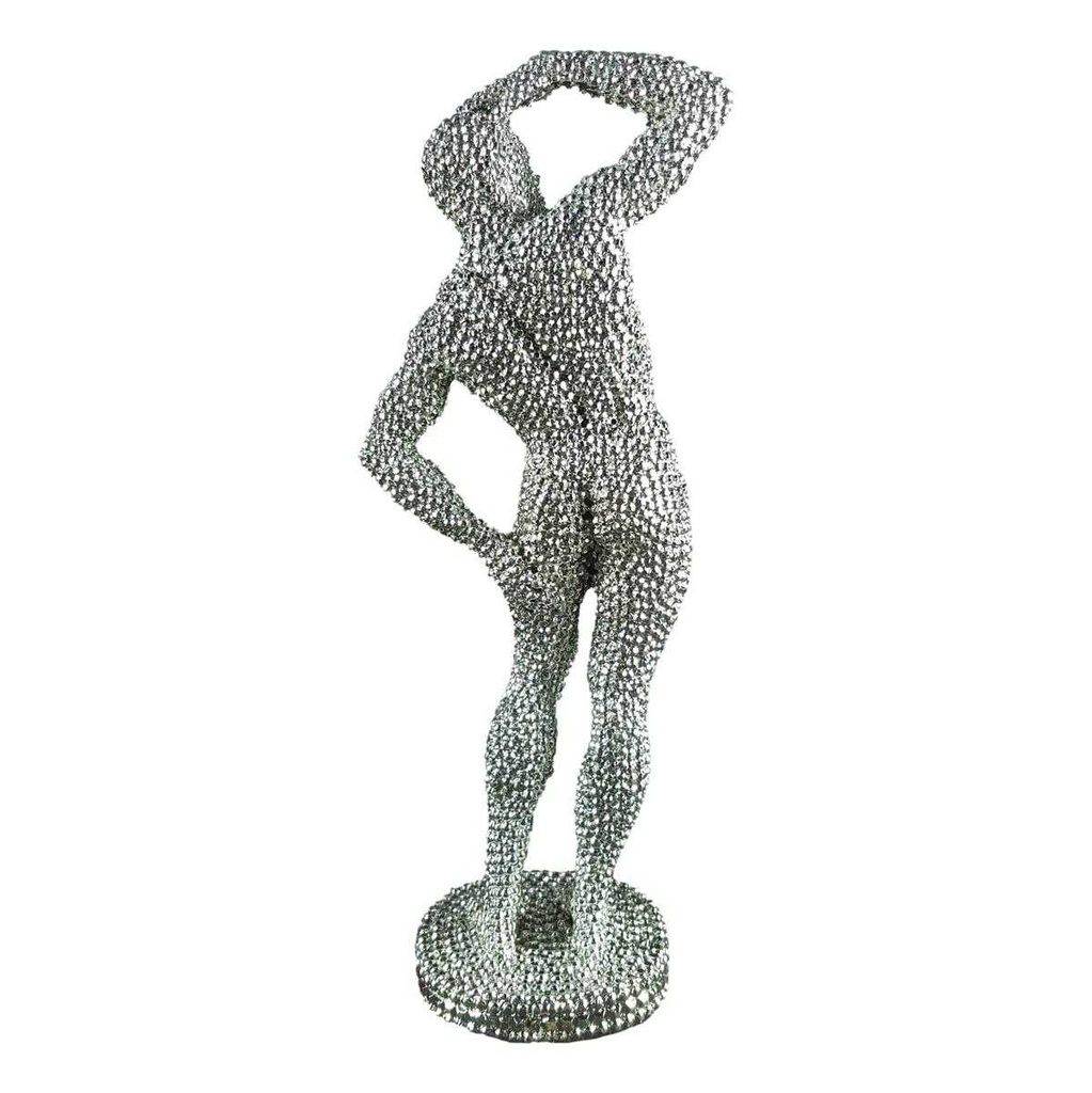 [LA-62751] Skulptur Figur Kunststein Posierender Mann Bild 5