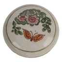 [LA-62757] Dose Bunt Porzellan D 14 cm Jugend-Stil Bild 2