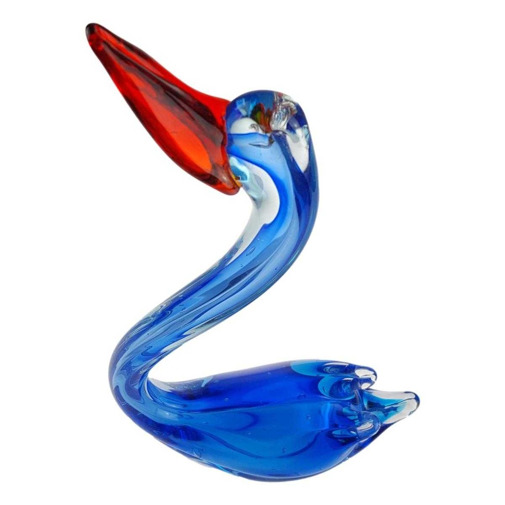 [LA-62809] Skulptur Figur Schwan Glas Murano-Stil Bild 4