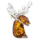 [LA-62820] Büste Skulptur Figur Hirsch Glas Murano-Stil Bild 4