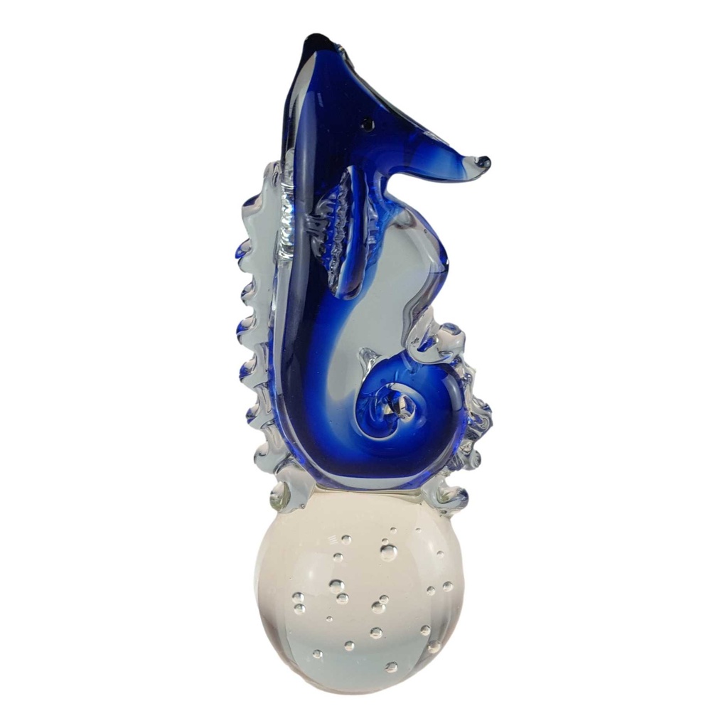 [LA-62934] Skulptur Figur Seepferdchen Glas Murano-Stil Bild 4
