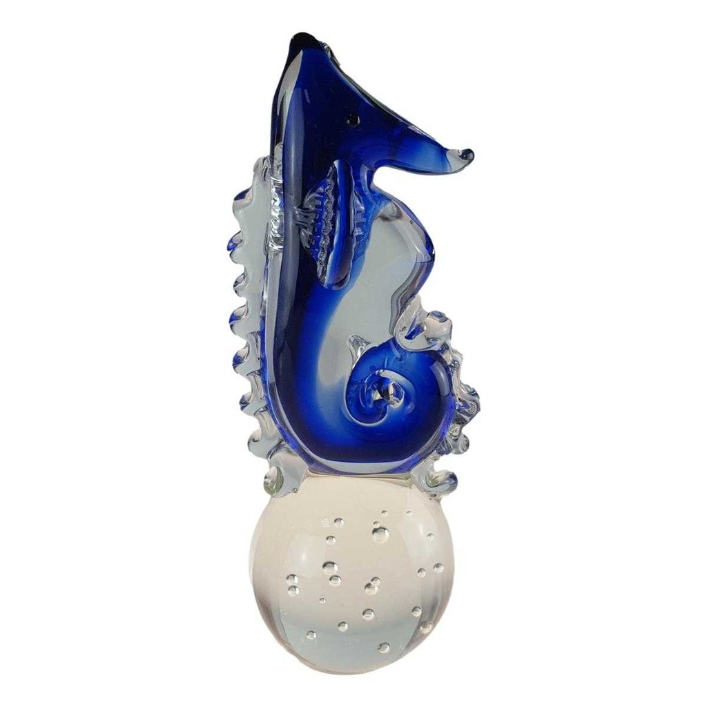 [LA-62934] Skulptur Figur Seepferdchen Glas Murano-Stil Bild 5