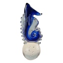 [LA-62934] Skulptur Figur Seepferdchen Glas Murano-Stil Bild 5
