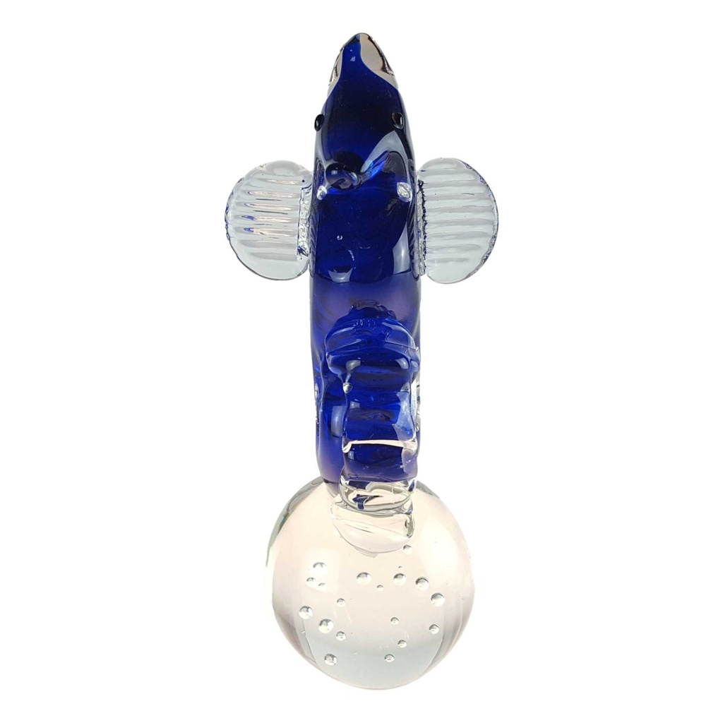 [LA-62934] Skulptur Figur Seepferdchen Glas Murano-Stil Bild 6