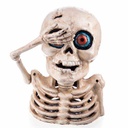 [LA-63044] Spardose Geldbank Skulptur mechanisch Skelett Gusseisen #63044 Bild 3