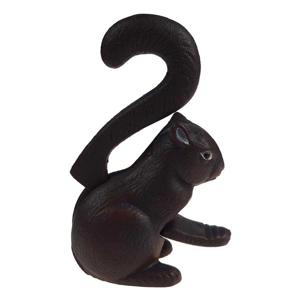 [LA-63084] Nussknacker Figur Skulptur Gusseisen Eichhörnchen Bild 7