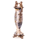 [LA-63397] Porzellan/Messing Vase mit Engeln #63397 Bild 2