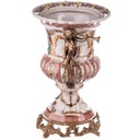 [LA-63502] Porzellan/Messing Vase mit Engeln #63502 Bild 3