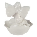 [LA-63676] Keramik Schale mit Elfe #63676 Bild 3