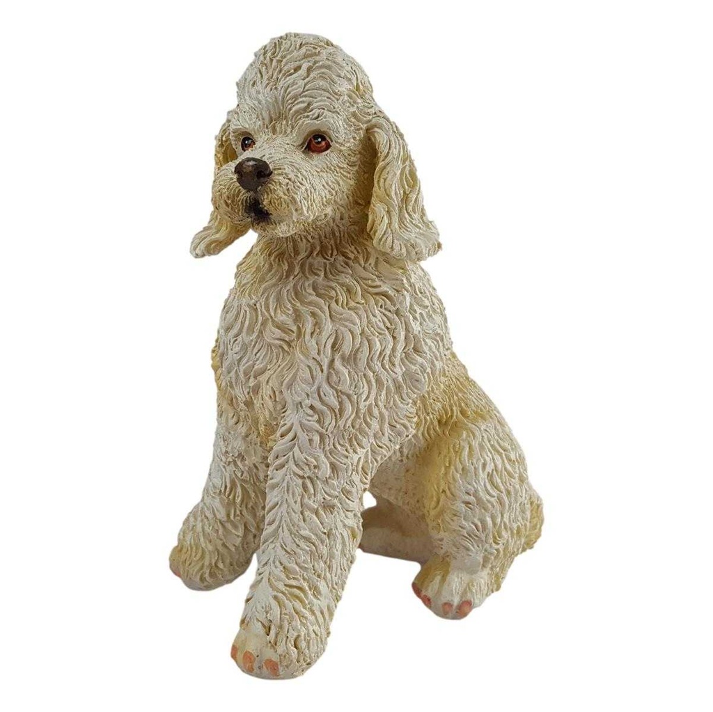 [LA-63702] Kunststein Figur Skulptur Hund handbemalt #63702 Bild 2