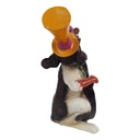 [LA-63712] Skulptur Figur Hund in Clownskostüm mit Instrument Mehrfarbig Bild 4
