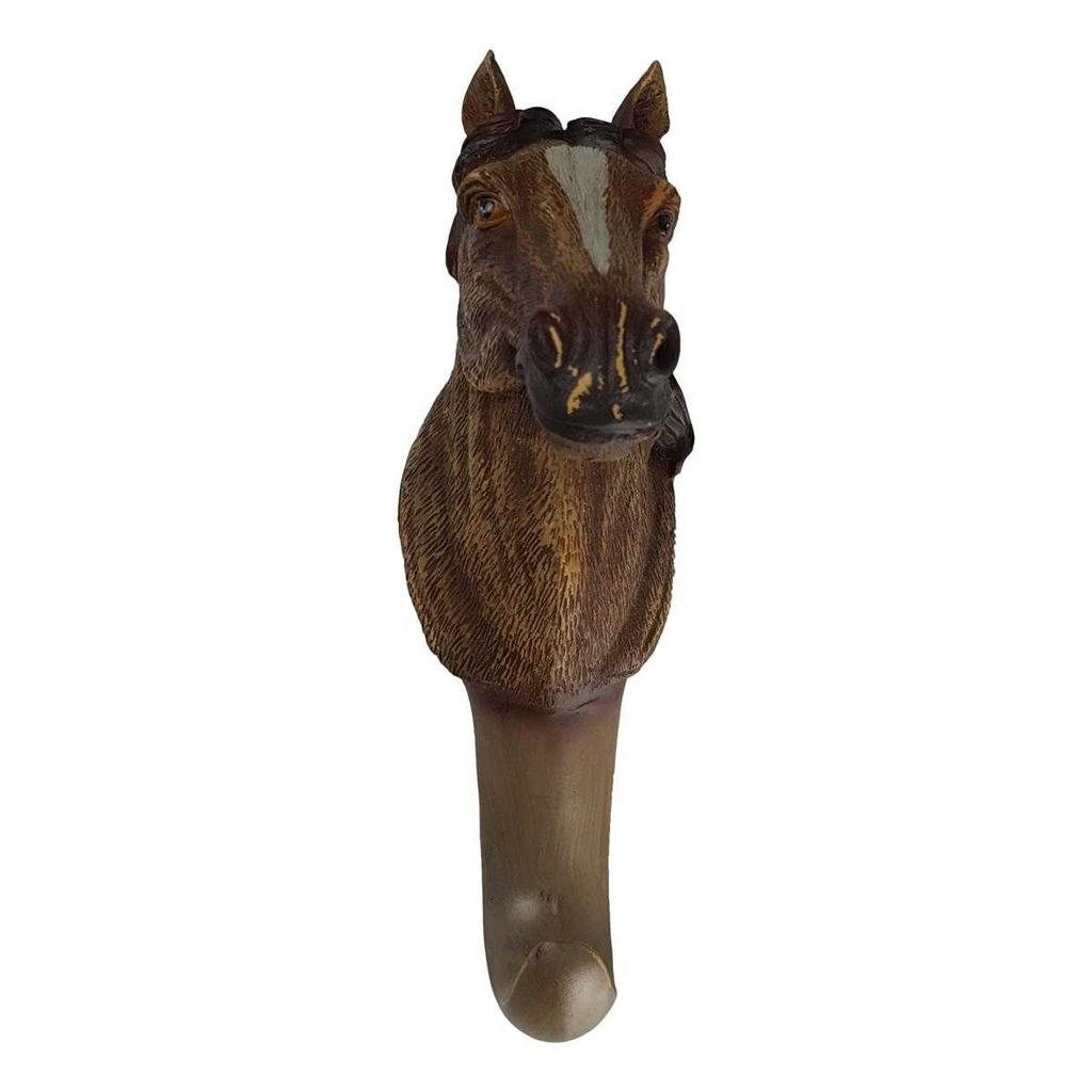 [LA-63716] Kunststein Figur Skulptur Wandhaken Pferd handbemalt #63716 Bild 3