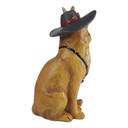 [LA-63793] Kunststein Figur Skulptur Füchsin mit Kostüm handbemalt #63793 Bild 4