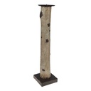 [LA-63799] Figur Skulptur Kerzenleuchter Kerzenständer Kerzenhalter Kunststein Borke #63799 Bild 2