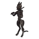 [LA-63862] Bronzierte Kupferfigur Teufel mit Geige #63862 Bild 7