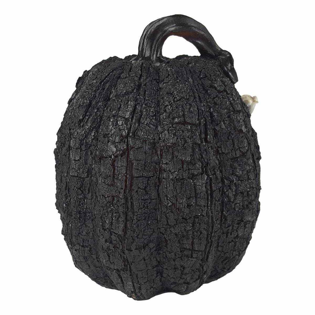 [LA-63929] Kunststein Figur Skulptur Halloween Skelett in Kürbis mit LED beleuchtung Bild 5