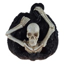 [LA-63930] Skulptur Figur Kunststein Skelett in Kürbis Gothic Halloween #63930 Bild 2