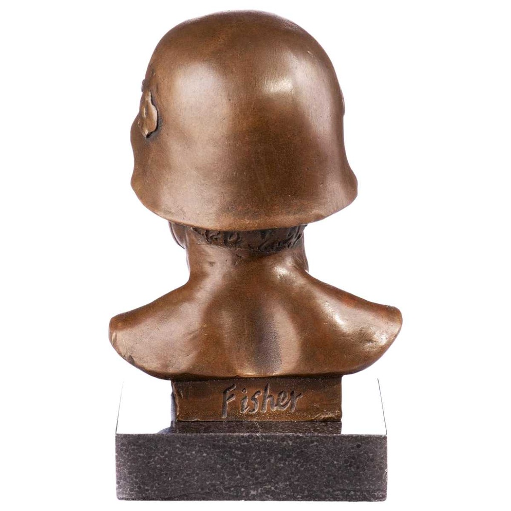 [LA-63951] Skulptur Figur Bronzeskulptur Bronzefigur Bronze Soldaten Büste Bild 2
