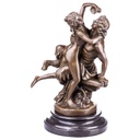 [LA-63954] Skulptur Figur Bronzeskulptur Bronzefigur Bronze Satyr und Nymphe Bild 2