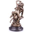 [LA-63954] Skulptur Figur Bronzeskulptur Bronzefigur Bronze Satyr und Nymphe Bild 3