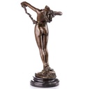 [LA-63957] Bronze Skulptur Figur Bronzeskulptur Bronzefigur The Vine Weiblicher Akt mit Weinstock Bild 3
