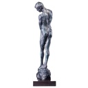 [LA-63968] Bronze grün patiniert Skulptur Figur Bronzeskulptur Bronzefigur Männlicher Akt mit Grüner Patina Bild 2