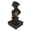 [LA-63969] Bronze Skulptur Figur Bronzeskulptur Bronzefigur König Friedrich II Der Alte Fritz Büste Bild 2