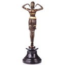 [LA-63984] Bronze Skulptur Figur Bronzeskulptur Bronzefigur Golden Tänzerin nach D.H.Chiparus Art-Deco-Stil Bild 3