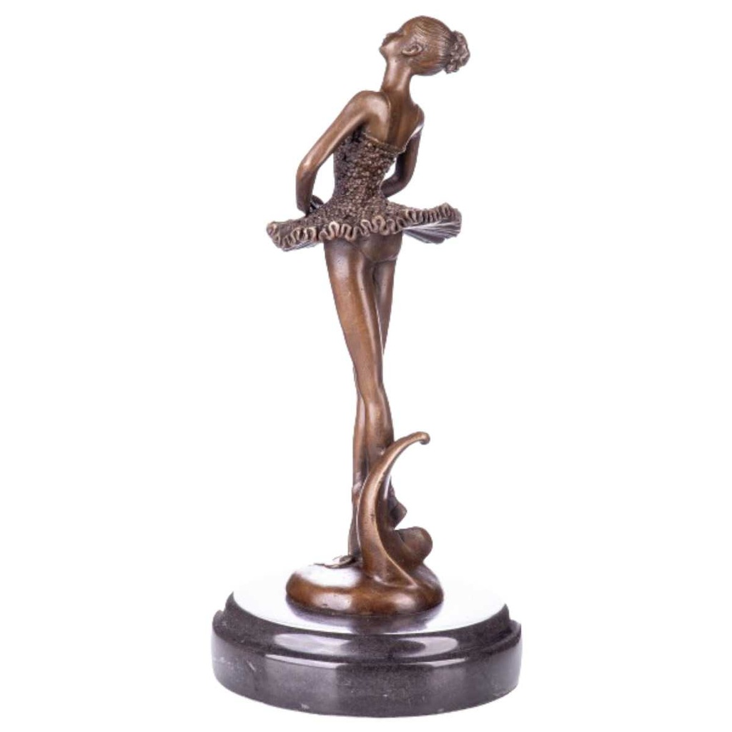 [LA-64011] Bronze Skulptur Figur Bronzeskulptur Bronzefigur Ballerina Balletttänzerin #64011 Bild 2