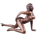 [LA-64017] Skulptur Figur Bronzeskulptur Bronzefigur Bronze Akt Weiblicher #64017 Bild 2