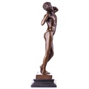 [LA-64045] Bronze Skulptur Figur Bronzeskulptur Bronzefigur Männlicher Akt Bild 3