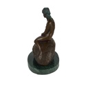 [LA-64049] Bronze Skulptur Figur Bronzeskulptur Bronzefigur Kleine Meerjungfrau Bild 3