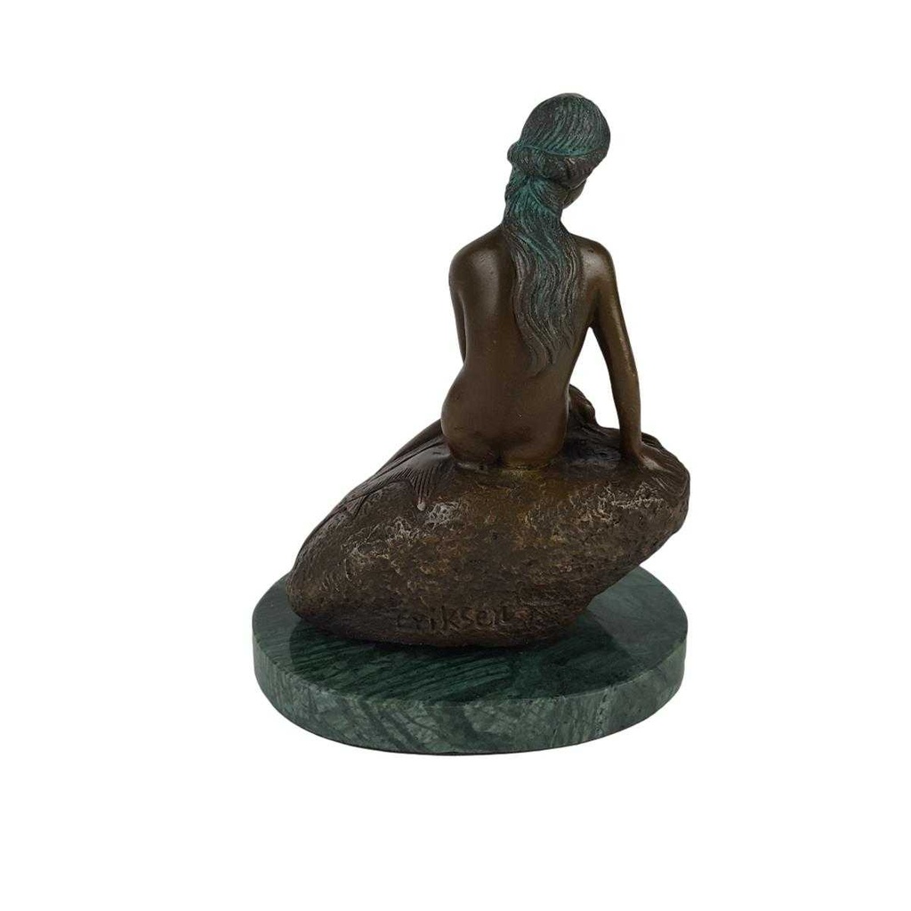 [LA-64049] Bronze Skulptur Figur Bronzeskulptur Bronzefigur Kleine Meerjungfrau Bild 4