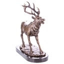 [LA-64081] Bronze Skulptur Figur Bronzeskulptur Bronzefigur Hirsch #64081 Bild 2