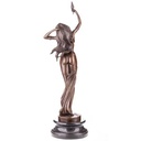 [LA-64084] Bronze Skulptur Figur Bronzeskulptur Bronzefigur Weiblicher Akt mit Fackel Bild 4