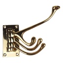 [LA-64516] Garderobenhaken Kleiderhaken Wandhaken Mantelhaken Messing Bild 5