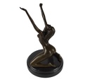 [LA-64575] Bronzeskulptur Bronzefigur Frau Akt Bild 6