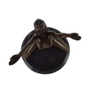[LA-64575] Bronzeskulptur Bronzefigur Frau Akt Bild 9