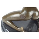 [LA-64575] Bronzeskulptur Bronzefigur Frau Akt Bild 10