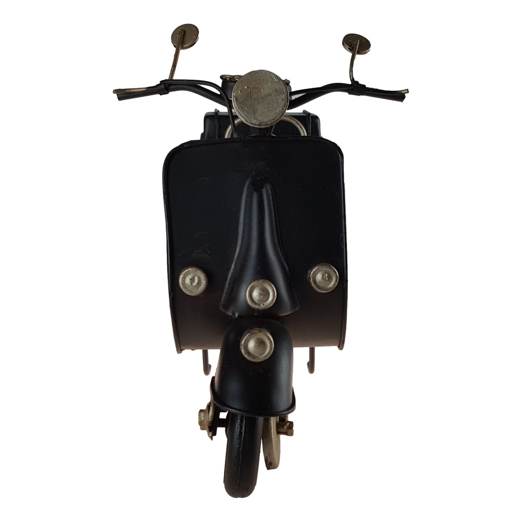 [LA-64955] Blechmodell Blechroller Motorroller Moped schwarz Bild 3
