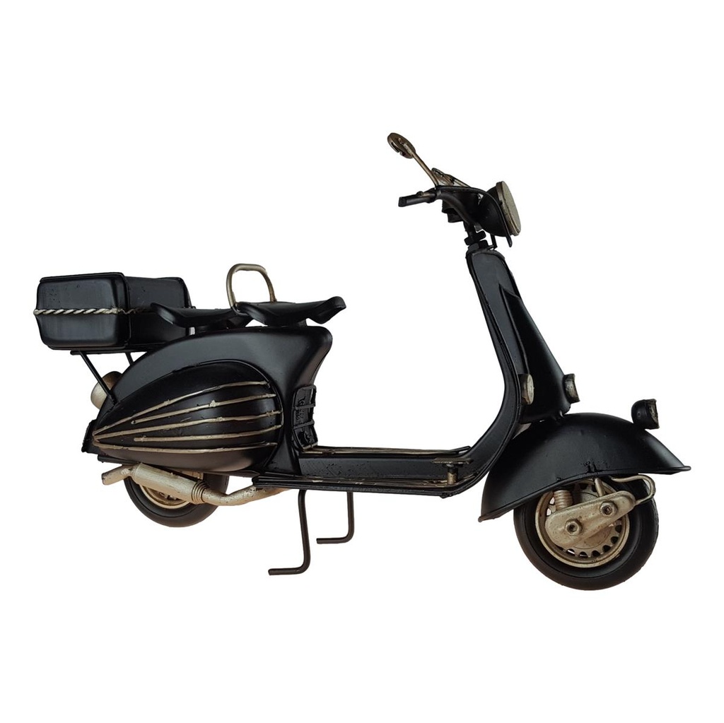 [LA-64955] Blechmodell Blechroller Motorroller Moped schwarz Bild 4