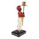 [LA-70640] Skulptur Figur Kerzenleuchter Kerzenständer Kerzenhalter Vassal farbig Bild 5