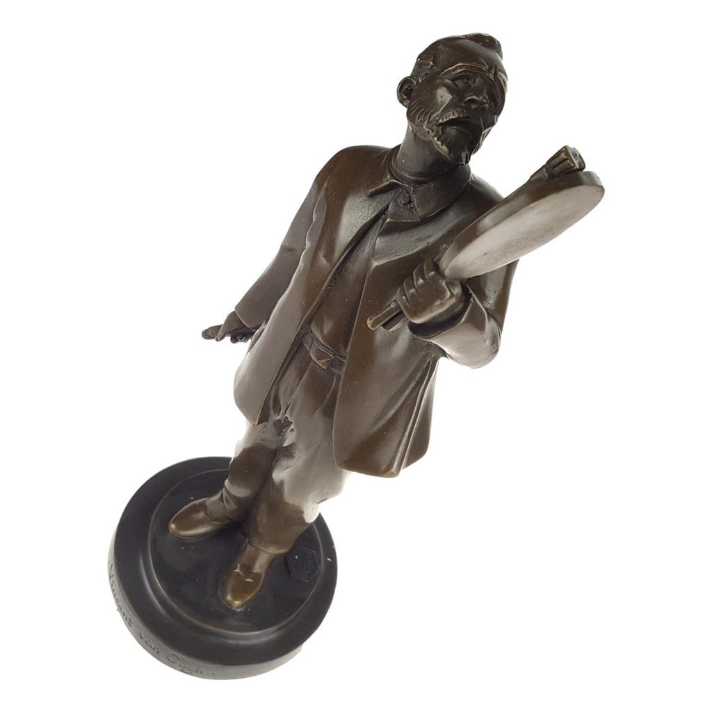 [LA-70652] Bronzeskulptur Bronzefigur Vincent Van Gogh Bild 2