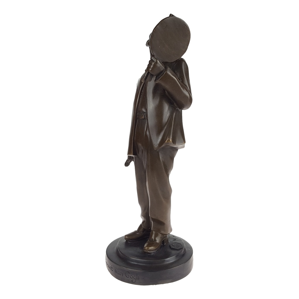 [LA-70652] Bronzeskulptur Bronzefigur Vincent Van Gogh Bild 3